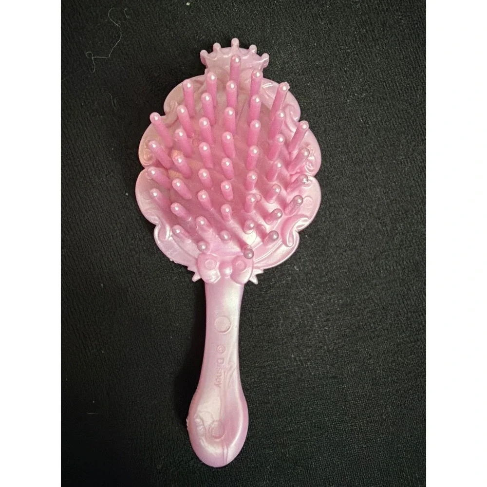 Disney Parks Rapunzel Pink Castle Hairbrush Tangled Princess Souvenir Accessory